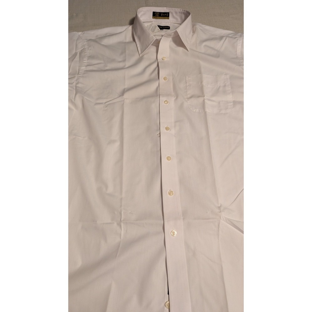 Men's Cambridge Classics White Short Sleeves Size 18 w/Teflon Fabric Protec 2XL